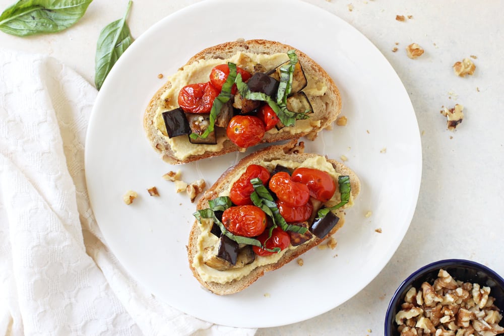 Summer Veggie Tartines