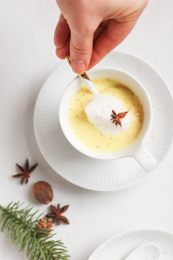 26 Creative and Delicious Turmeric Recipes: Vegan Turmeric Eggnog