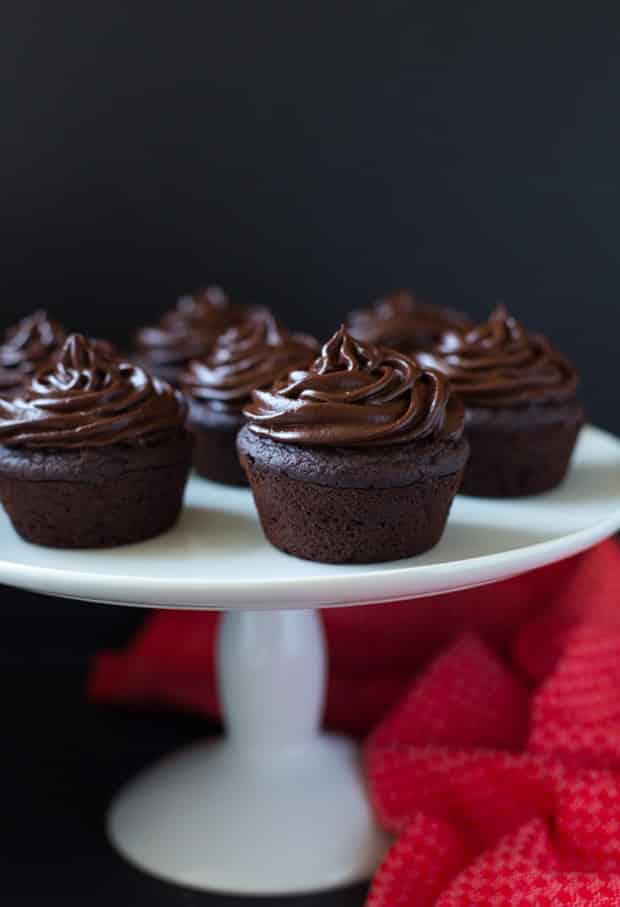 25 Drool-Worthy Chocolate Cake Recipes: Chocolate Beet Cupcakes with Chocolate Avocado Frosting