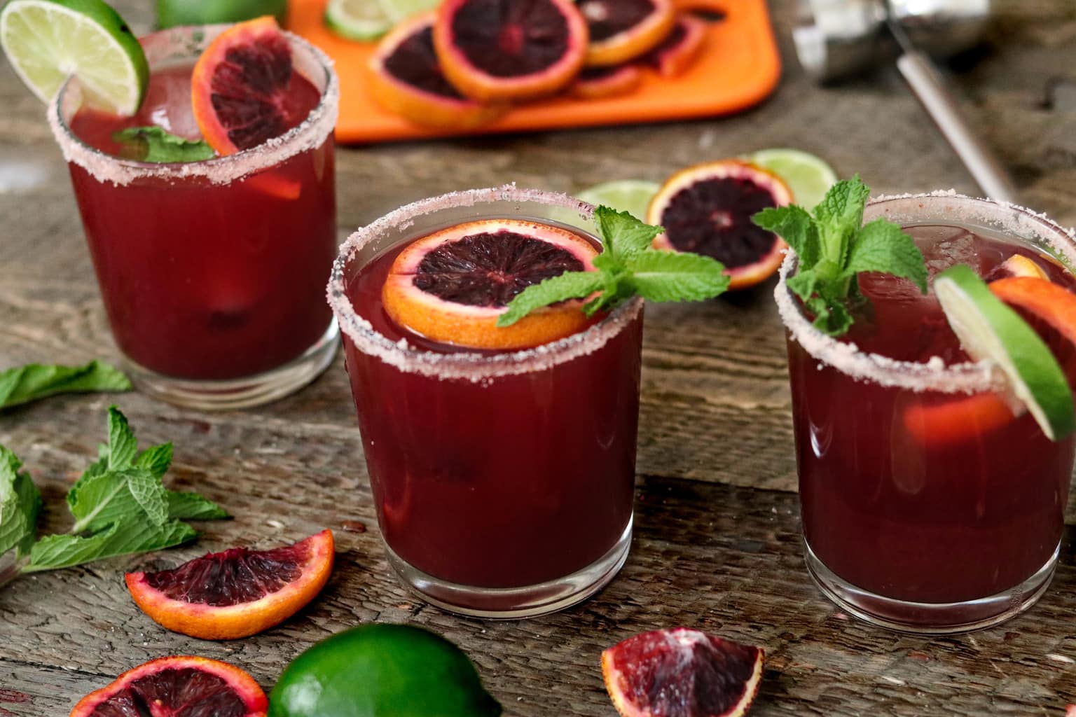 Refreshing Margarita Recipes to Cool You Down This Summer: Blood Orange Margaritas