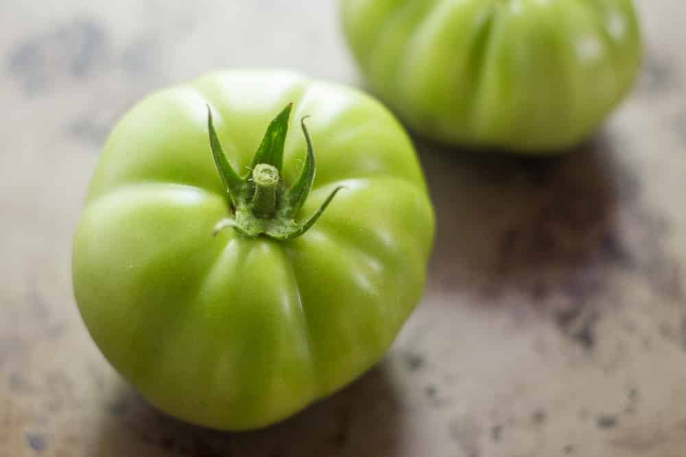 Cajun Red Bean Burgers with Fried Green Tomatoes