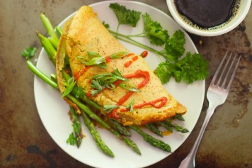 How to Make a Vegan Omelet in 15 Minutes - Oh My Veggies!