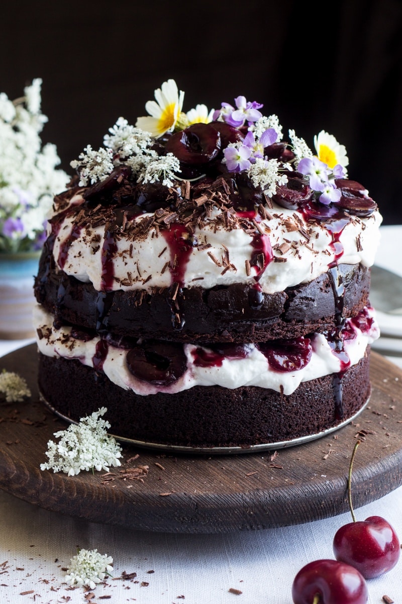 25 Drool-Worthy Chocolate Cake Recipes: Vegan Black Forest Cake