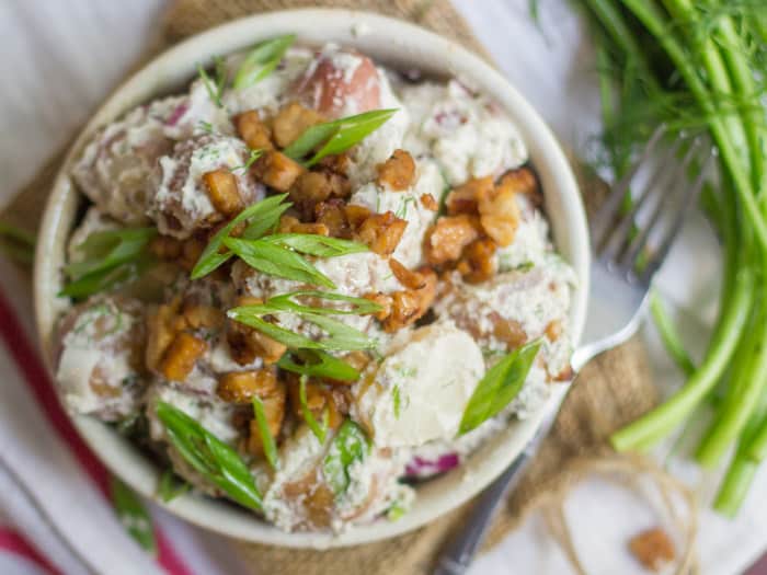 Creamy Dill Vegan Potato Salad