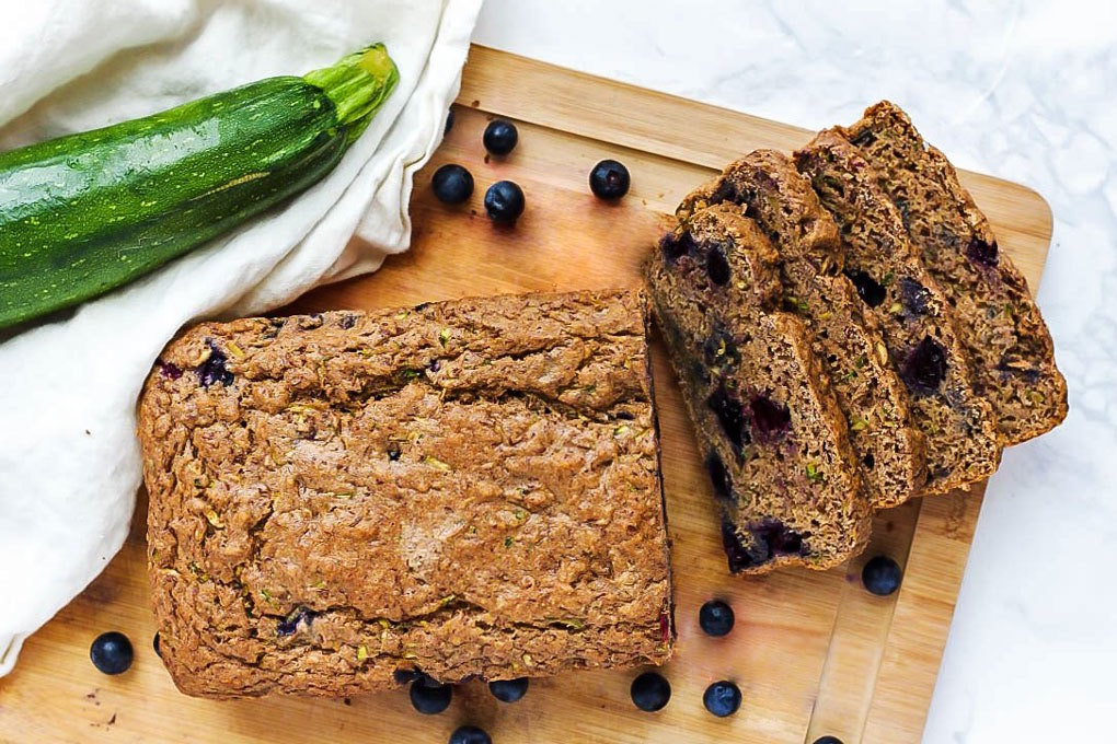 18 Zucchini Bread Recipes Everyone Will Love: Vegan Blueberry Zucchini Bread