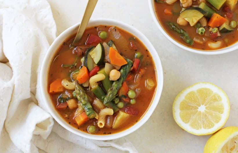 15 Delicious Minestrone Soup Recipes: Spring Minestrone Soup