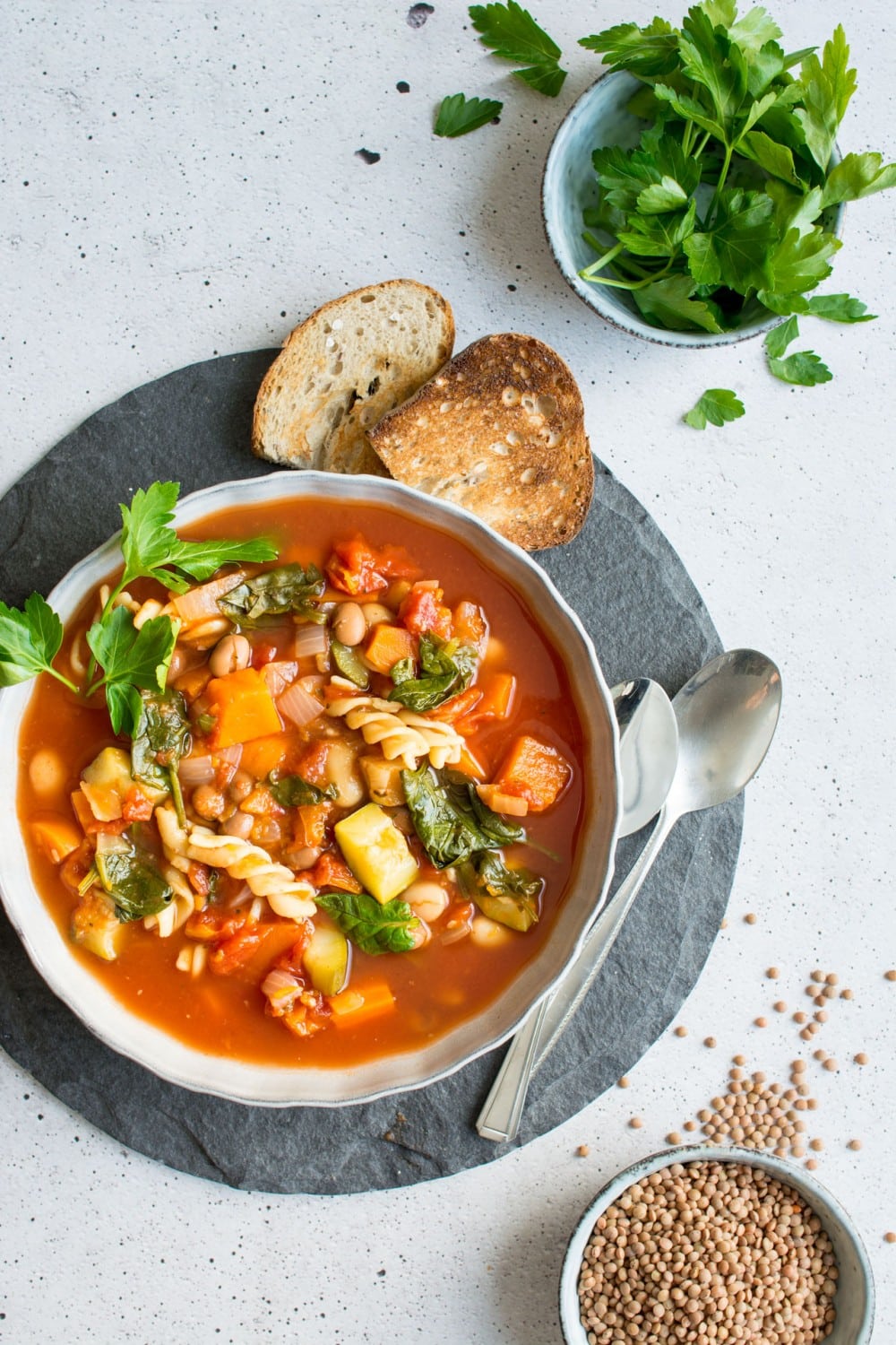 15 Delicious Minestrone Soup Recipes: Winter Vegetable Minestrone Soup