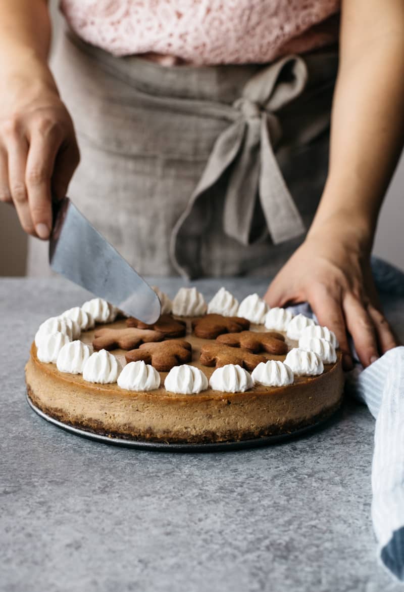 15 Recipes That Take New York Cheesecake to the Next Level: Lightened Up Gingerbread Cheesecake with Tofu