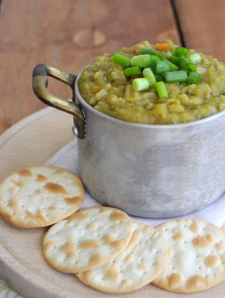 17 Cozy Split Pea Soup Recipes to Try This Fall: Homestyle Vegan Split Pea Soup