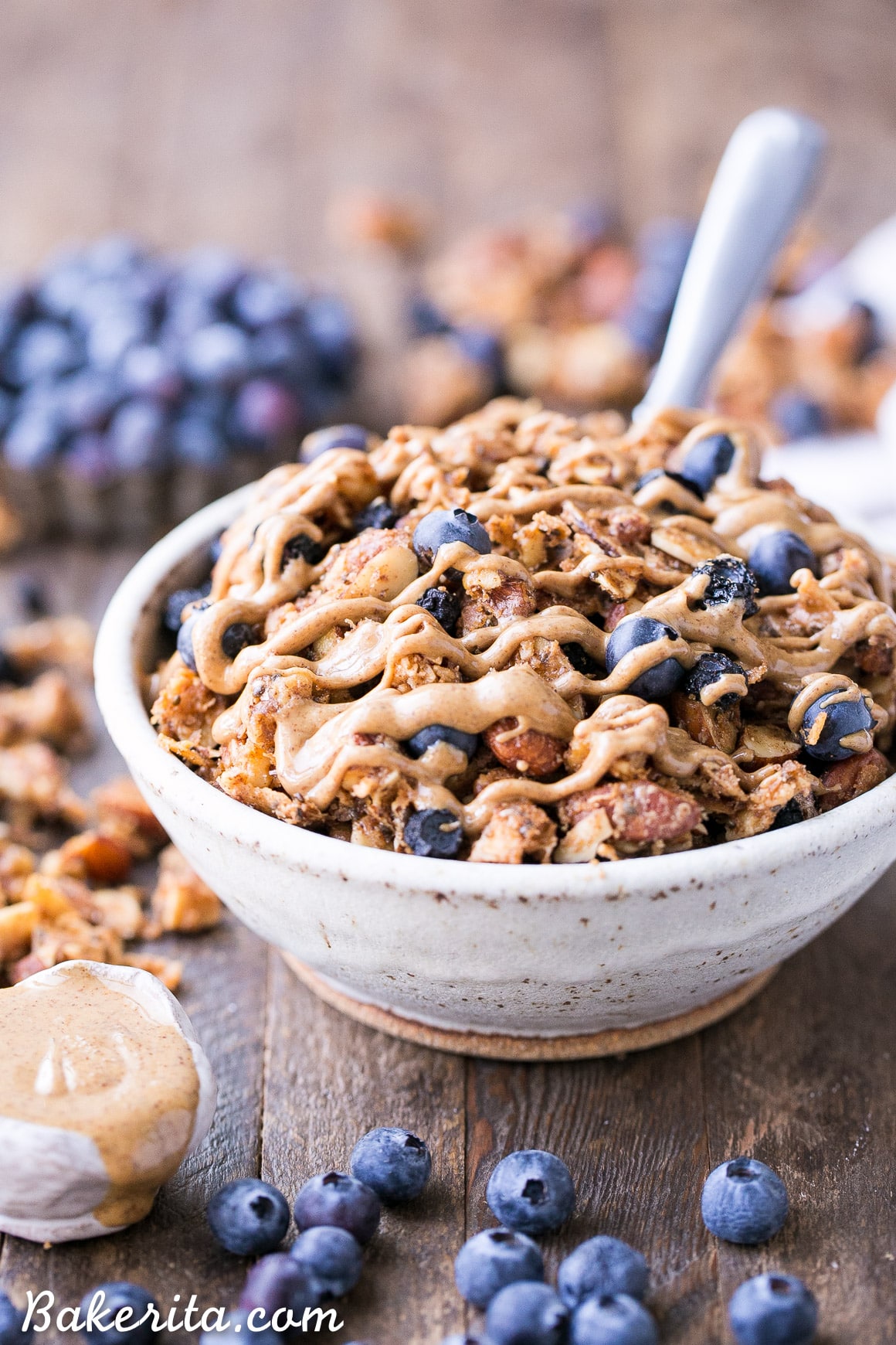 18 Irresistible Recipes for Homemade Granola: Blueberry Almond Butter Grain-free Granola