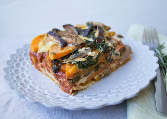 Butternut Squash & Swiss Chard “Lasagna”