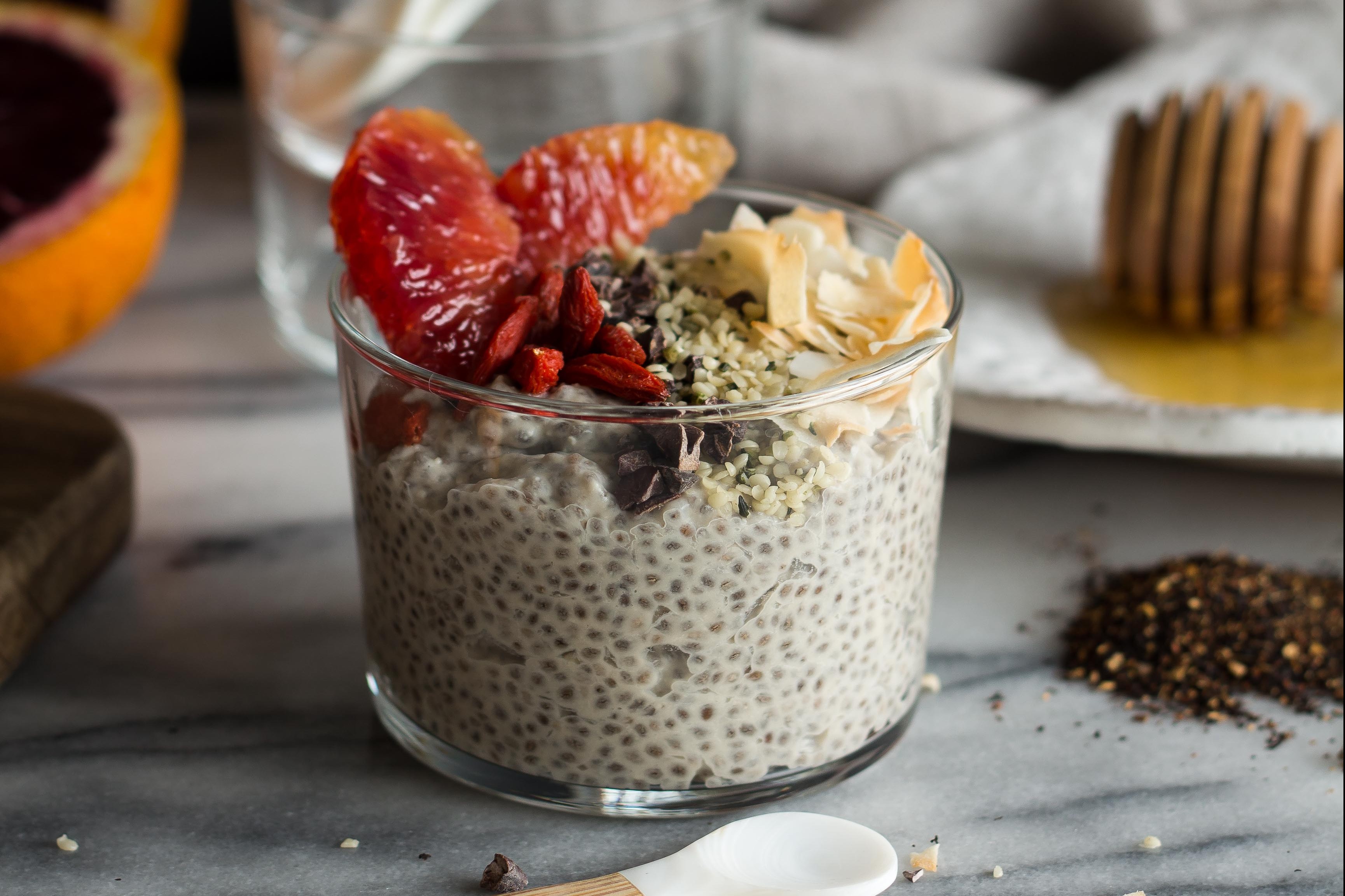 18 Chia Seed Pudding Recipes Everyone Will Love: Coconut Chai Chia Pudding