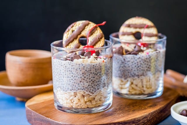 18 Chia Seed Pudding Recipes Everyone Will Love: Chocolate and Rice Krispies Chia Pudding
