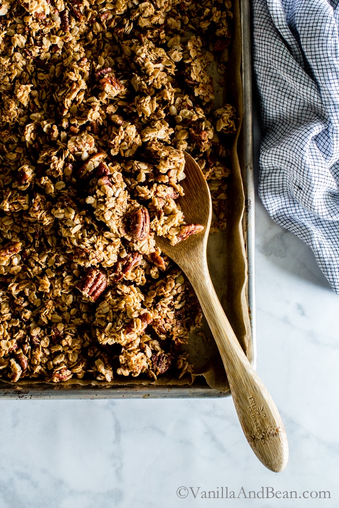 18 Irresistible Recipes for Homemade Granola: Maple Pecan Granola