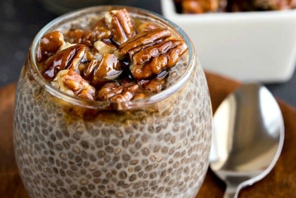 18 Chia Seed Pudding Recipes Everyone Will Love: Sticky Bun Chia Pudding
