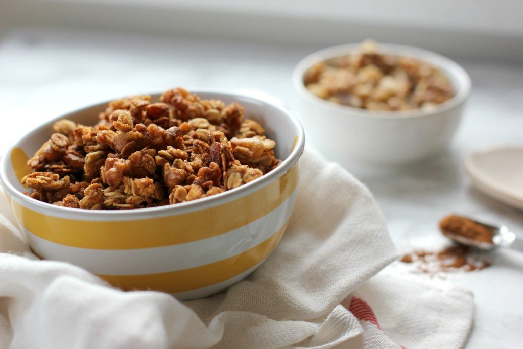 18 Irresistible Recipes for Homemade Granola: Cinnamon Applesauce Granola