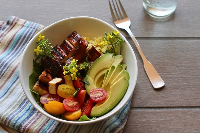 Barbecue Tofu Bowls