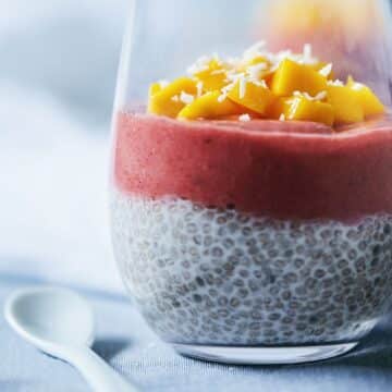 18 Chia Seed Pudding Recipes Everyone Will Love: Guava and Strawberry Chia Pudding Parfait