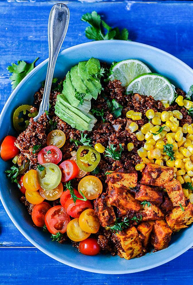 49 Savory Vegan Breakfast Recipes: Mexican Breakfast Bowl