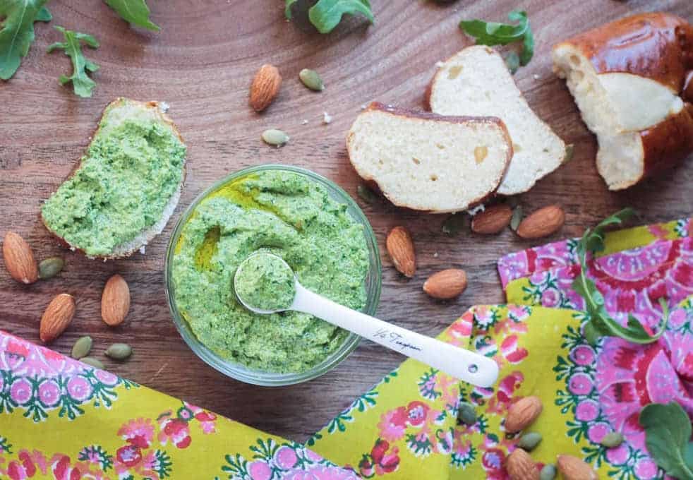 15 Creative Pesto Recipes You Need to Try: Mixed Green Almond and Pepita Pesto