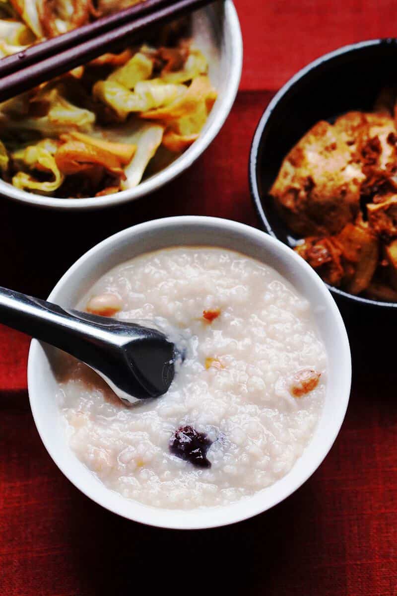 49 Savory Vegan Breakfast Recipes: Peanut Congee