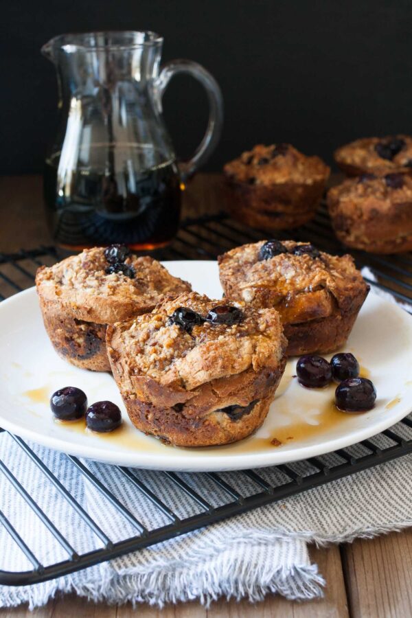 Best Vegetarian Freezer Cooking Breakfasts to Start Your Day Right: Vegan Blueberry French Toast Breakfast Muffins