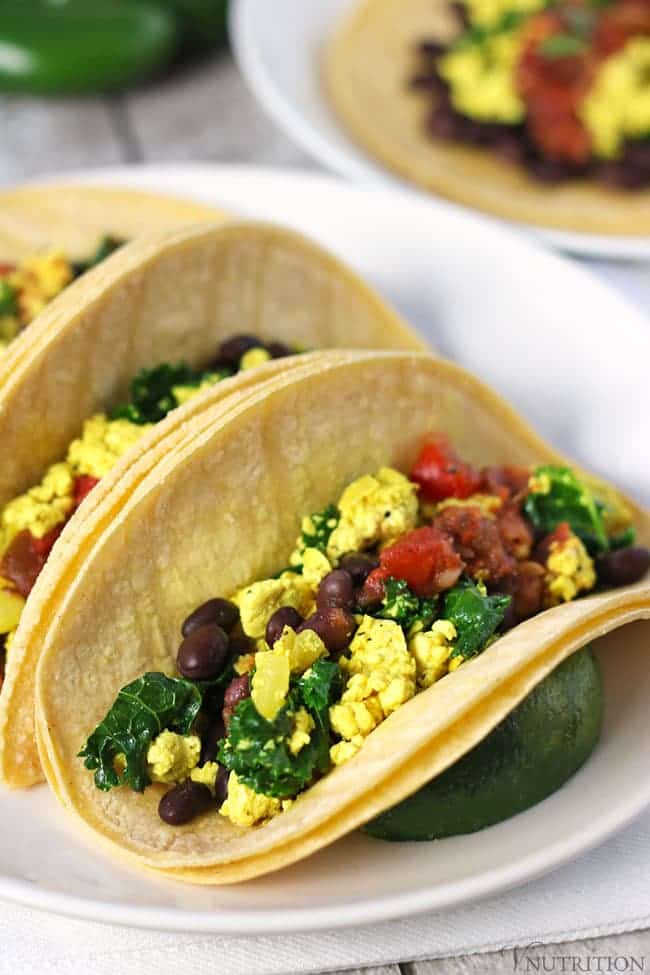 49 Savory Vegan Breakfast Recipes: Vegan Breakfast Tacos