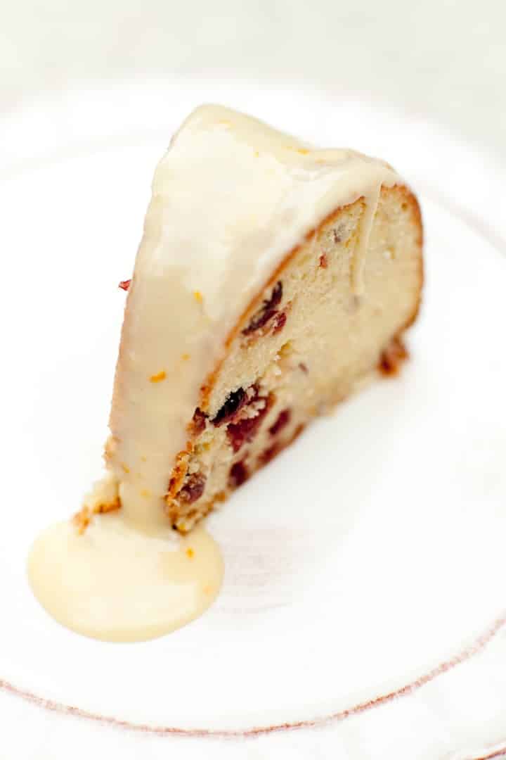 15 Crave-Worthy Pound Cake Recipes: Orange Cranberry Pound Cake