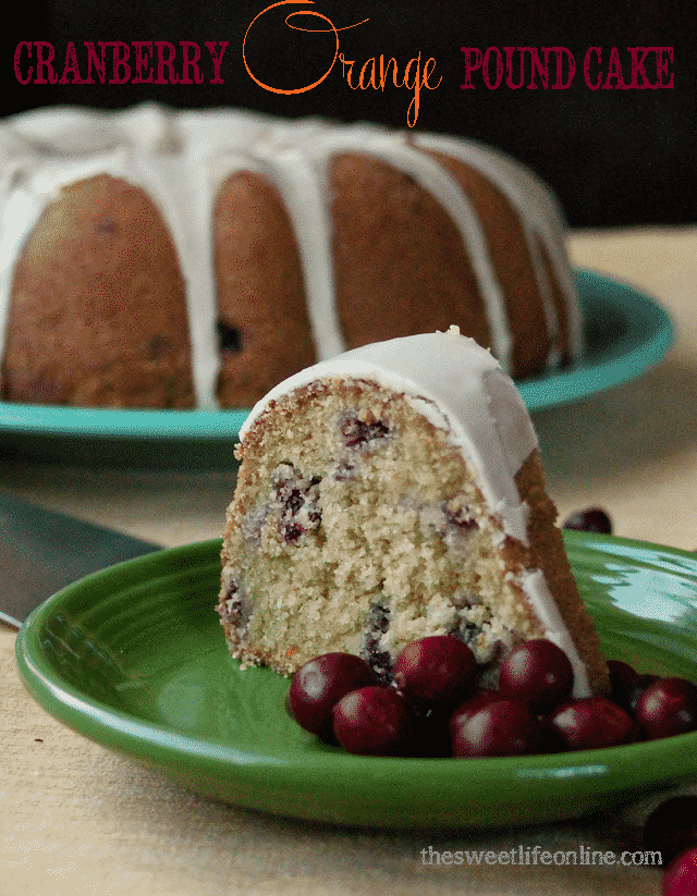 15 Crave-Worthy Pound Cake Recipes: Vegan Cranberry Orange Pound Cake