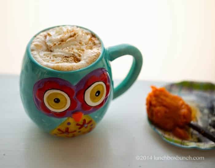 vegan pumpkin spice latte