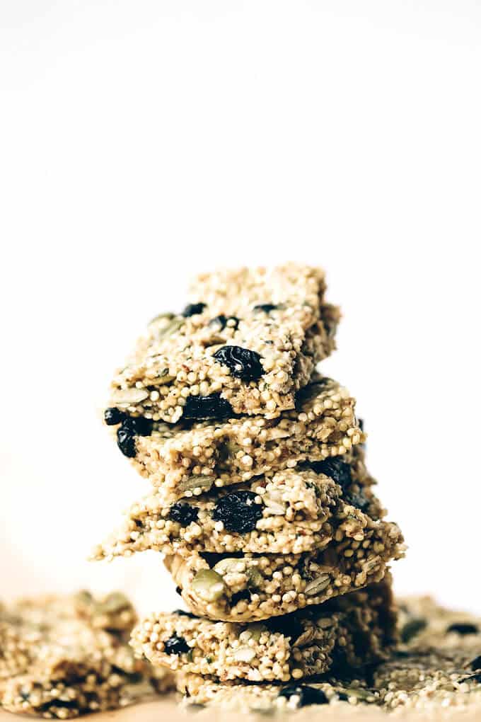 Millet Recipes - Chewy Blueberry Millet Quinoa Bars