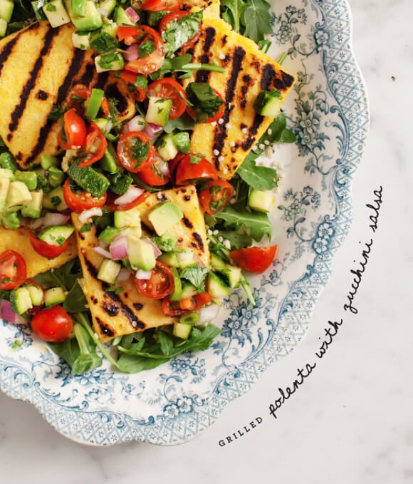 17 Delicious Vegetarian Dinners You Can Make with a Tube of Polenta: Grilled Polenta