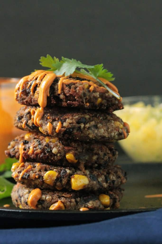 Millet Recipes - Millet Black Bean Patties