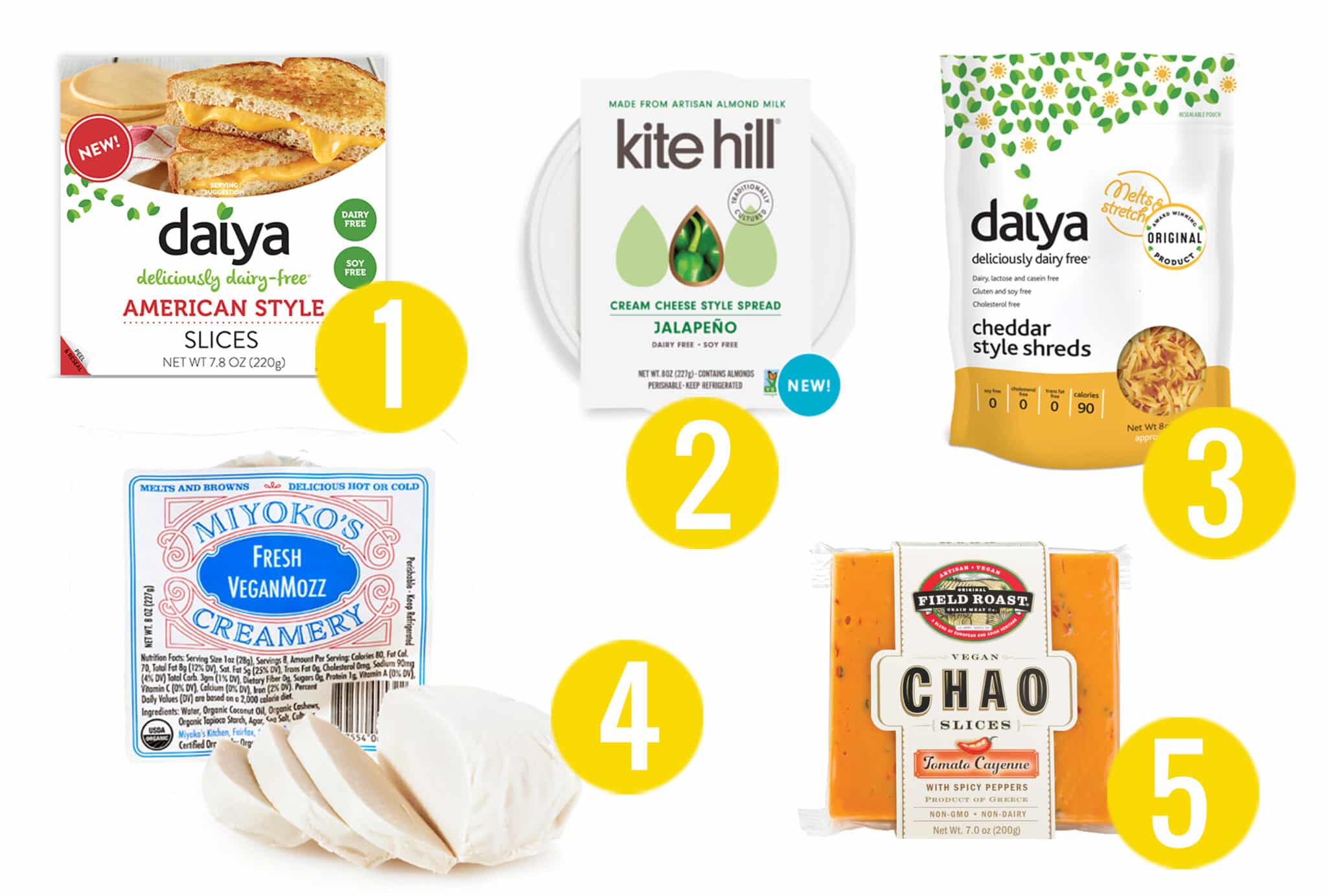 5 Dairy-Free Cheeses For An Amazing Vegan Grilled Cheese Sandwich