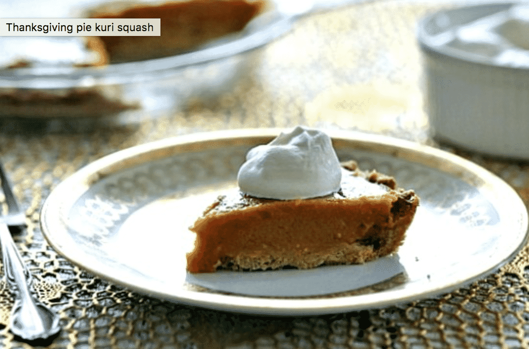 15 Creative Roasted Red Kuri Squash Recipes You Need To Try: Kuri Squash Pie with Gingerbread Crust