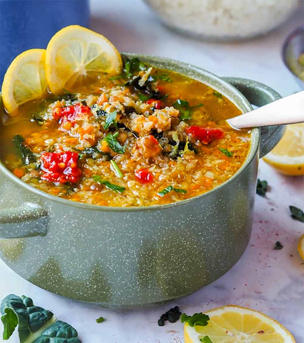 19 Recipes that Swap Lentils for Meat: Panera Broth Bowl With Lentils, Quinoa and Veggies
