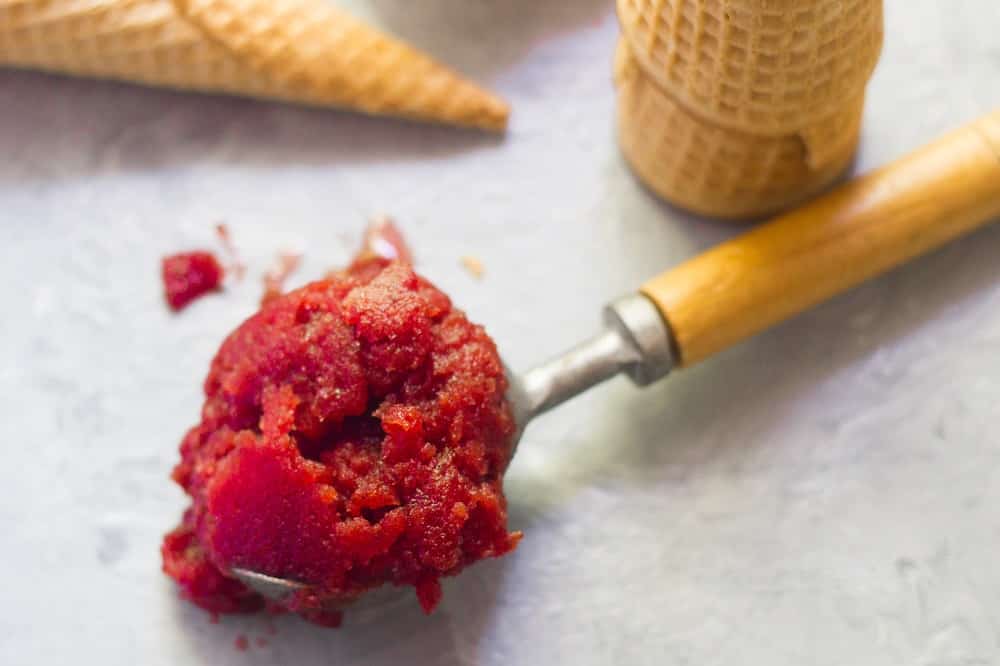 Beetroot and Vanilla Sorbet