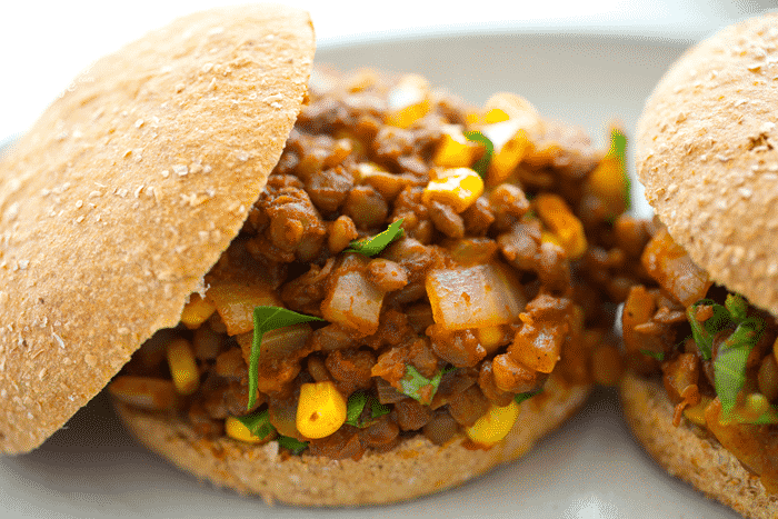 19 Recipes that Swap Lentils for Meat: Vegan Lentil Sloppy Joes