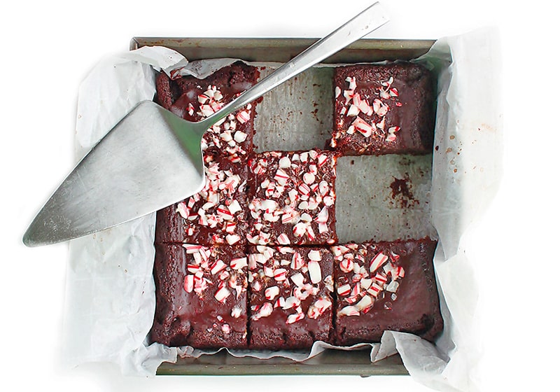 21 Drool-Worthy Recipes for Vegan Brownies: Vegan Peppermint Brownies