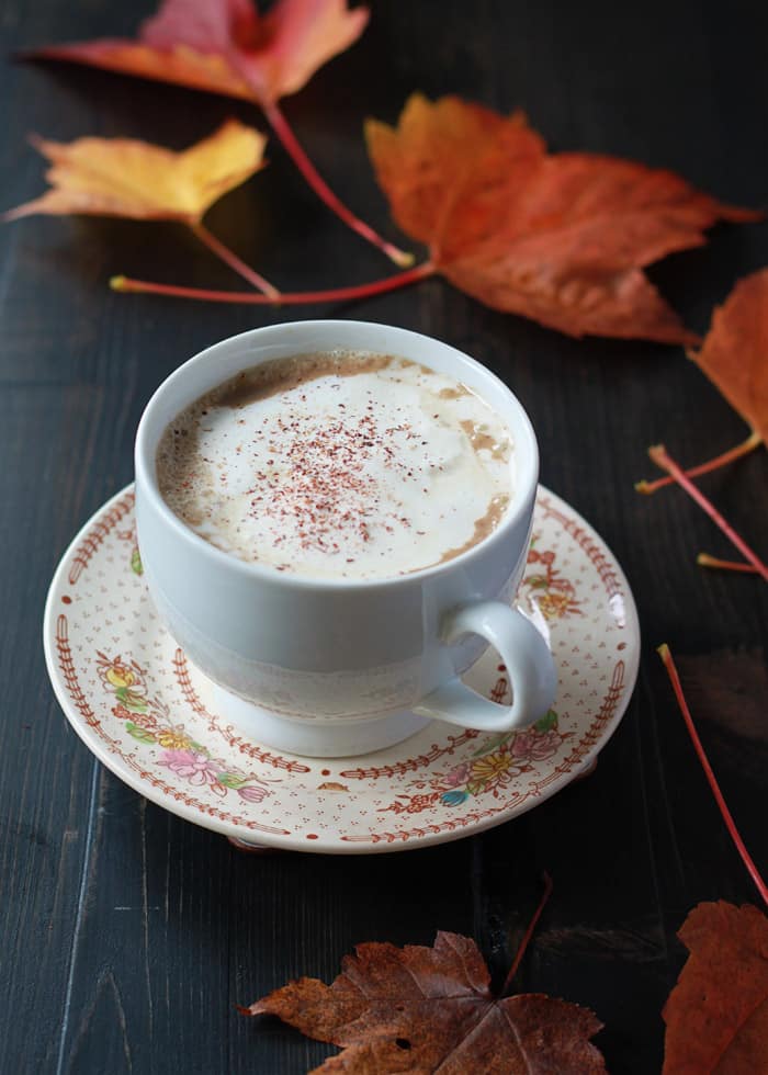 slow cooker gingerbread pumpkin latte