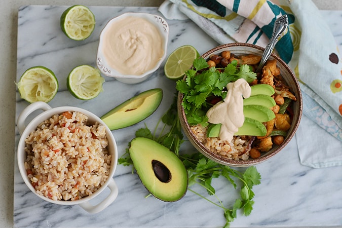 Vegan Sheet Pan Fajita Bowls