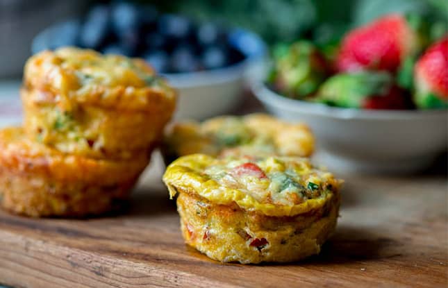 Grab And Go Veggie Egg Cups An Oh My Veggies Featured Recipe