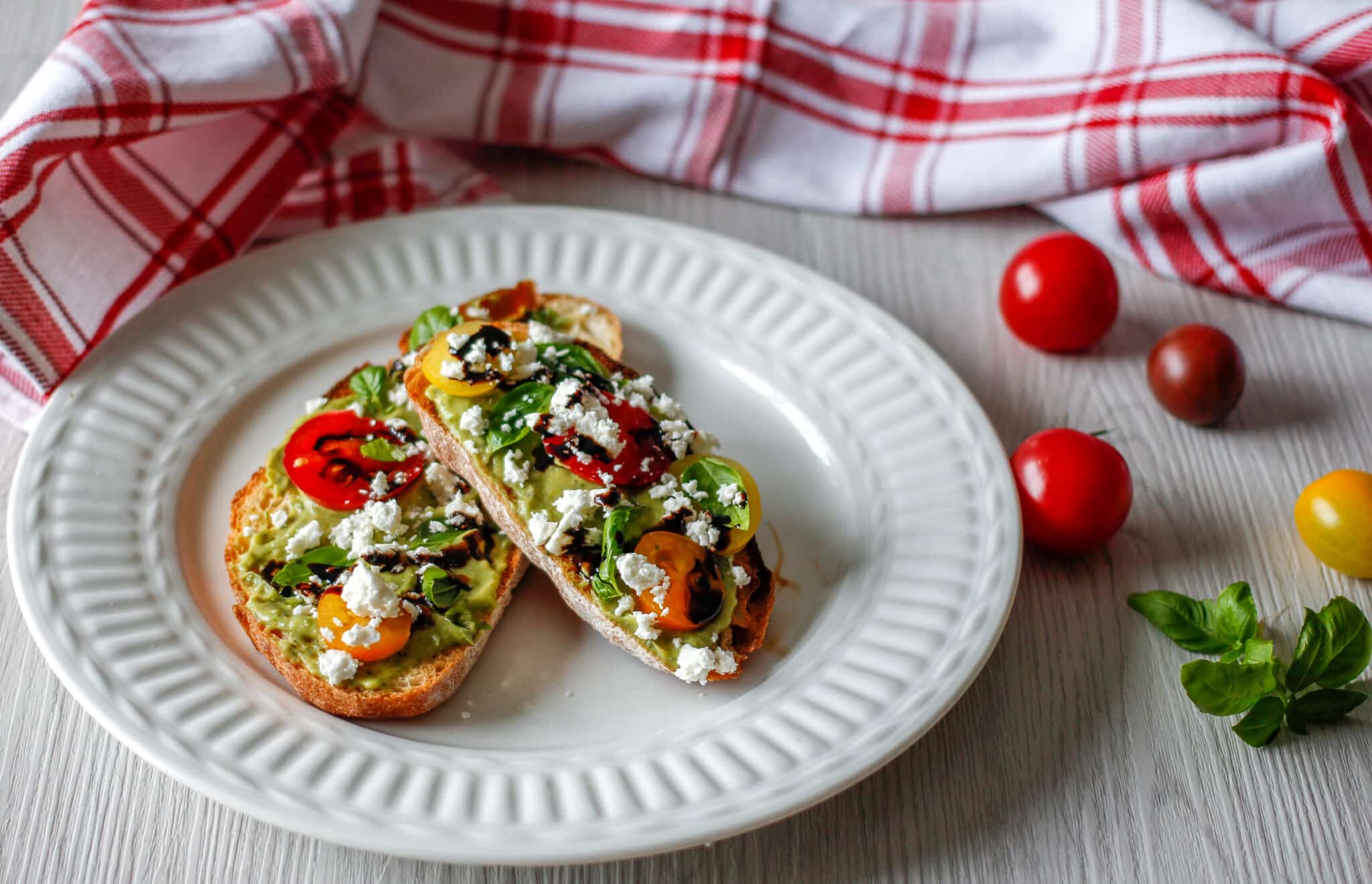 avocado toast on a plate