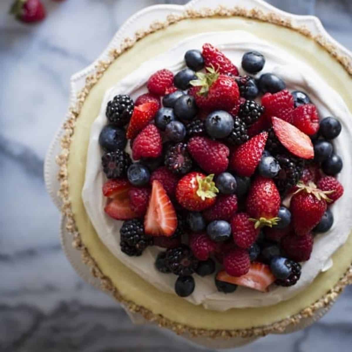 no bake vegan lemon tart