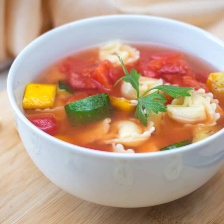 Image for Cheese Tortellini and Miso Soup