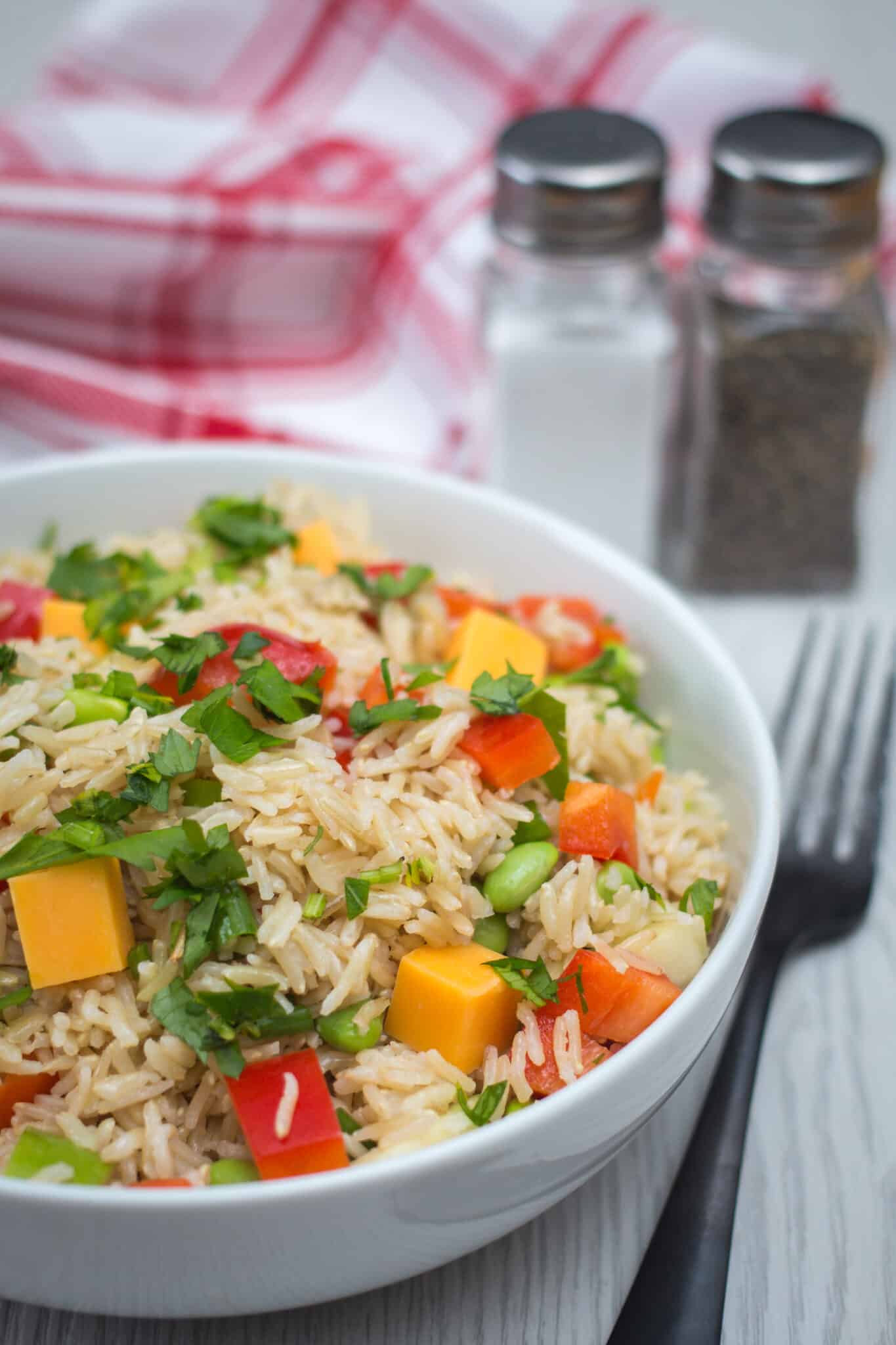 Brown Rice And Apples Salad Oh My Veggies