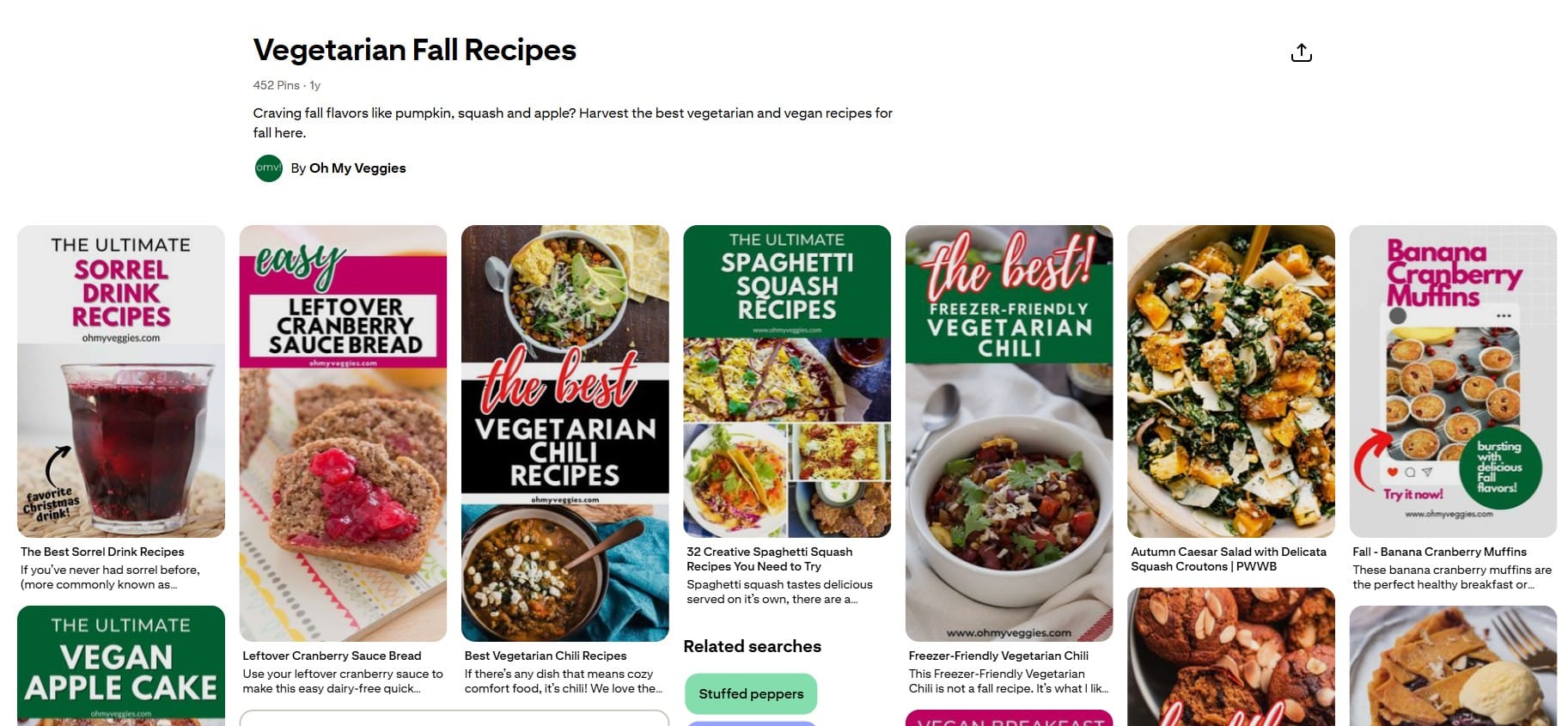 my Pinterest board full of Fall recipes