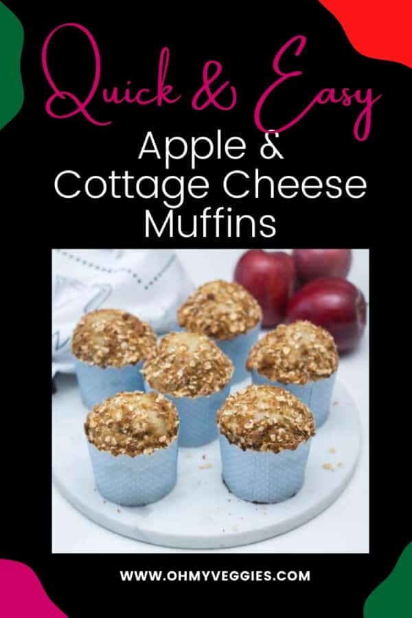 Apple and Cottage Cheese Muffins