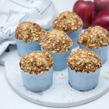 Quick Apple and Cottage Cheese Muffins