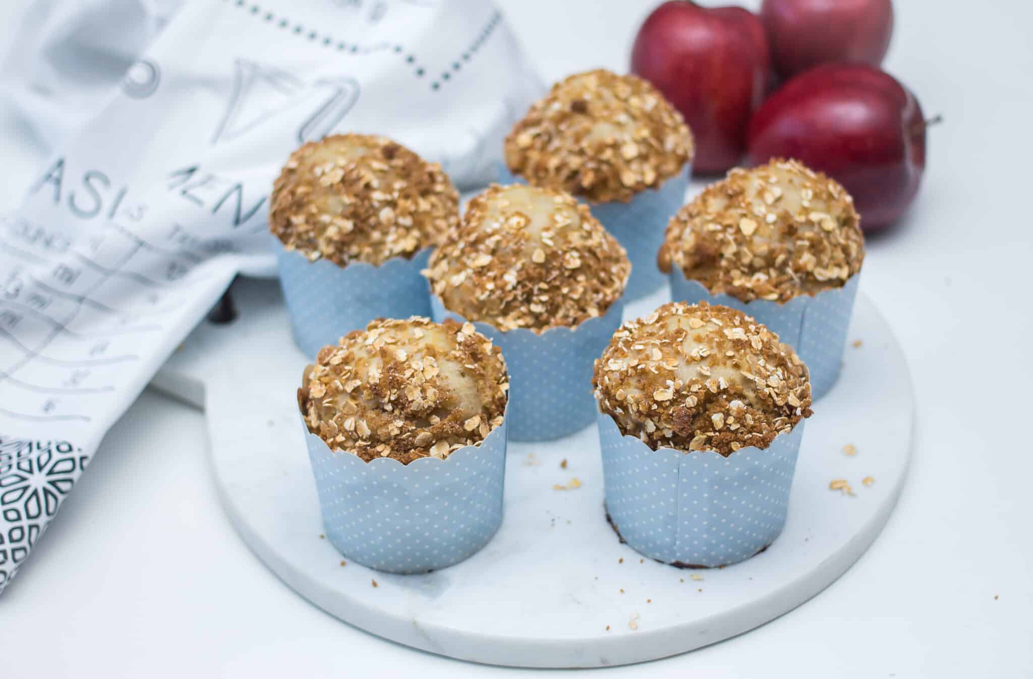 Quick Apple and Cottage Cheese Muffins